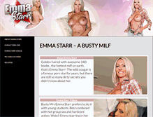 Tablet Screenshot of emma-starr.com
